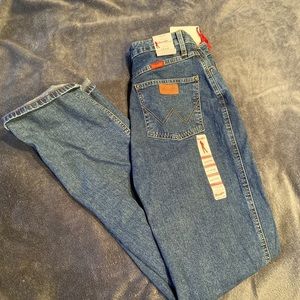 Wrangler Straight Leg Jeans 27x34 or 5/6x34